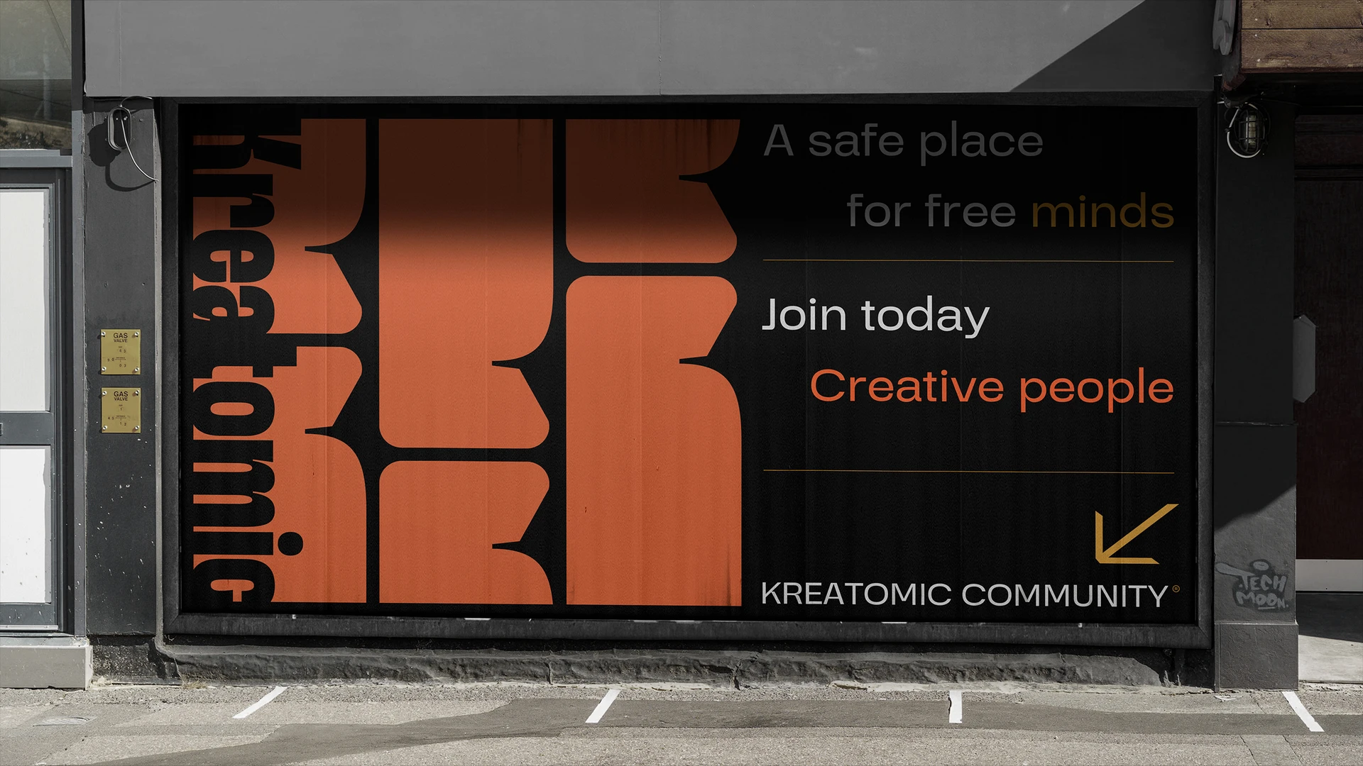 Kreatomic presentation - Logo versions
