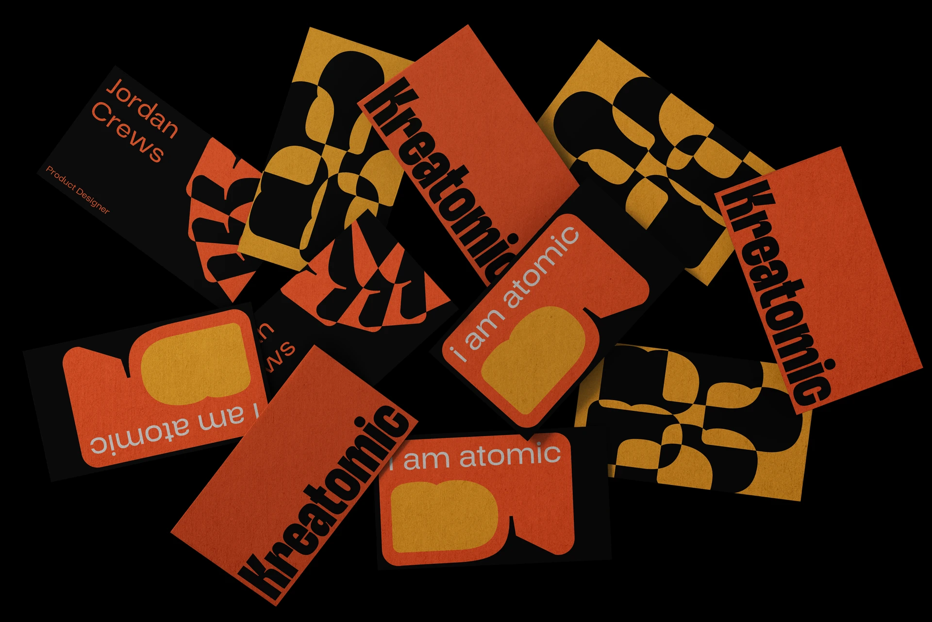 Business card mockup - Kreatomic